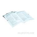 Impresión de la impresión del manual del manual de enlace Impresión